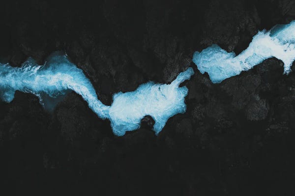 Andrea Caruso: Turquoise Falls by Andrea Caruso