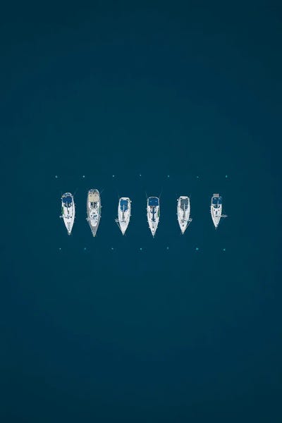 Minimalist Photography: Boats Row by Andrea Caruso