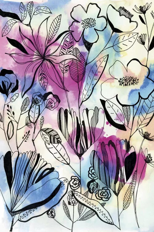 Wild Flowers I by Cayena Blanca canvas print