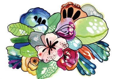 Flower Island by Cayena Blanca canvas print