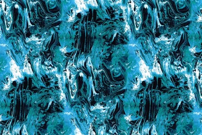 Blue Marbled by Cayena Blanca art print