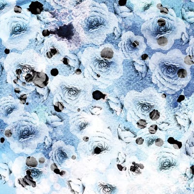 Blue Roses by Cayena Blanca canvas print