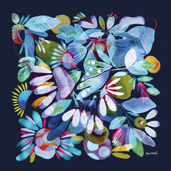 Cayena Blanca: Floral Canvas I by Cayena Blanca