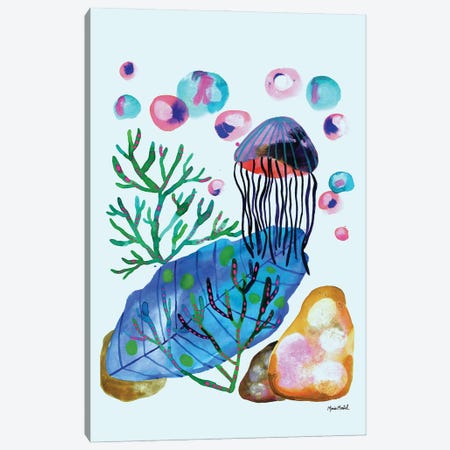 Sea Life Canvas Print #CBA58} by Cayena Blanca Canvas Art