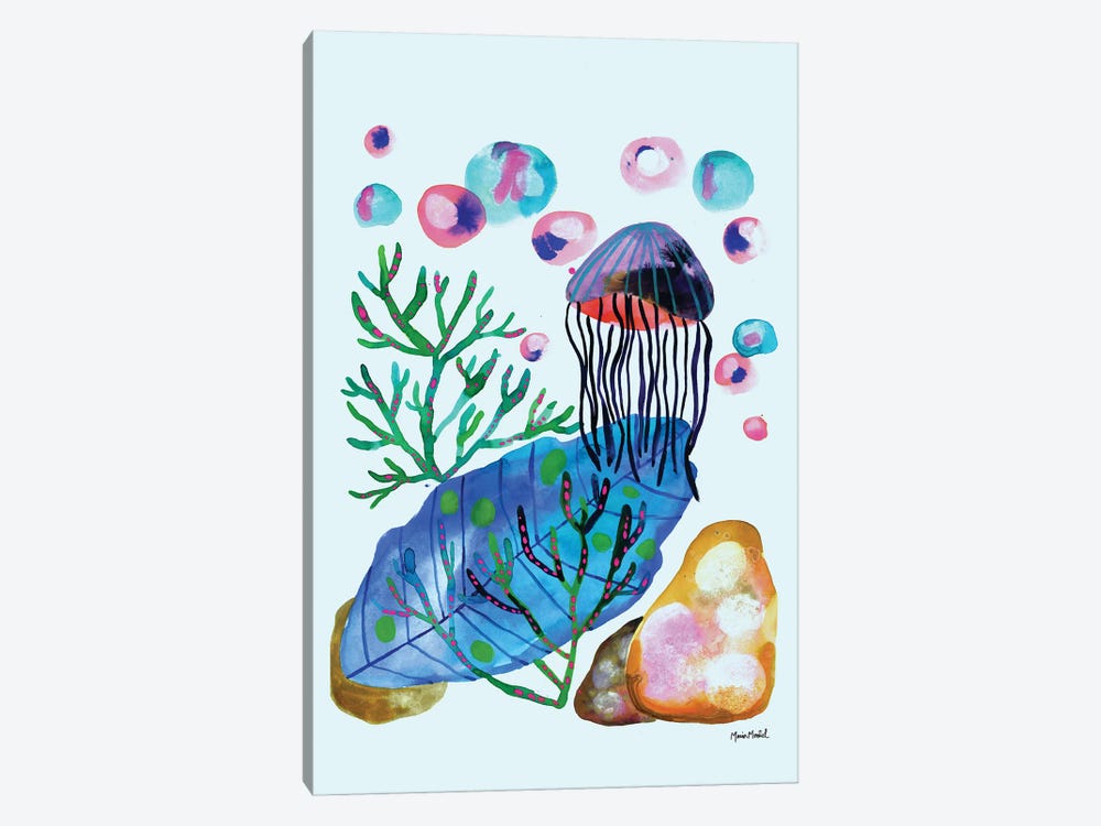 Sea Life by Cayena Blanca 1-piece Canvas Art Print