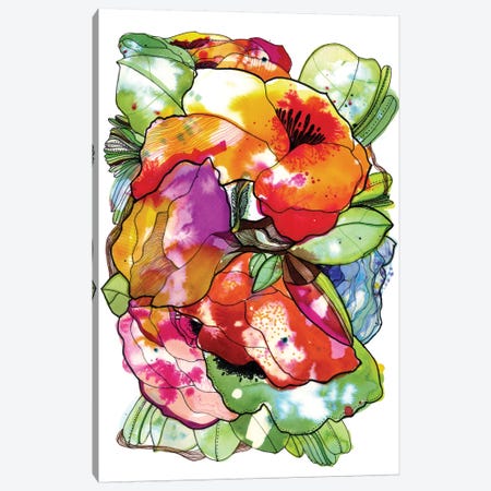 Organic Flowers Canvas Print #CBA5} by Cayena Blanca Canvas Print