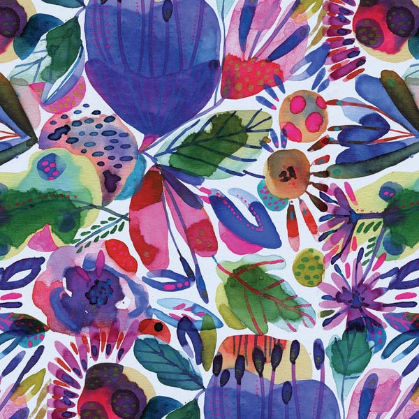 Cayena Blanca: Floral Canvas Ii by Cayena Blanca