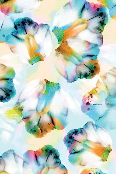 Orchids: Psycho Orchids Cyan by Cayena Blanca