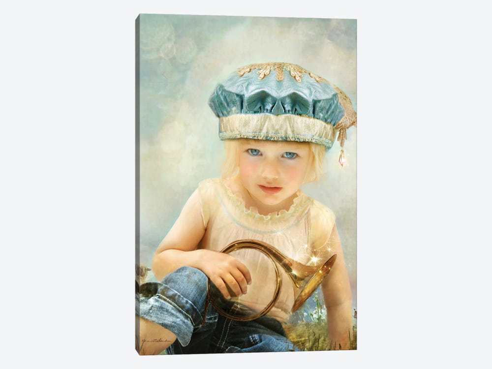 Little Boy Blue by Charlotte Bird 1-piece Canvas Art