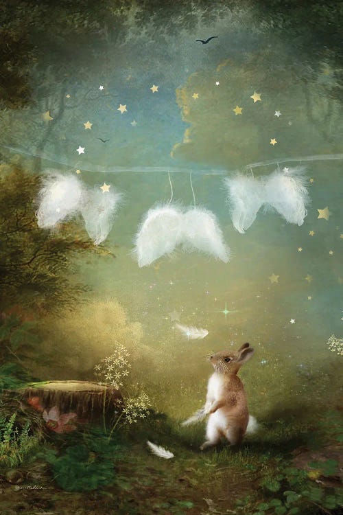 My Little Bit Of Heaven by Charlotte Bird wall art