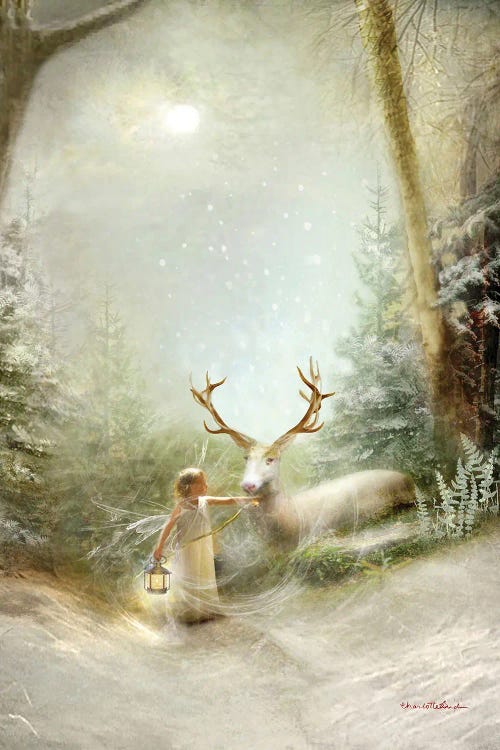 Foggy Christmas Eve by Charlotte Bird wall art