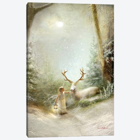 Foggy Christmas Eve Canvas Print #CBD19} by Charlotte Bird Canvas Art Print