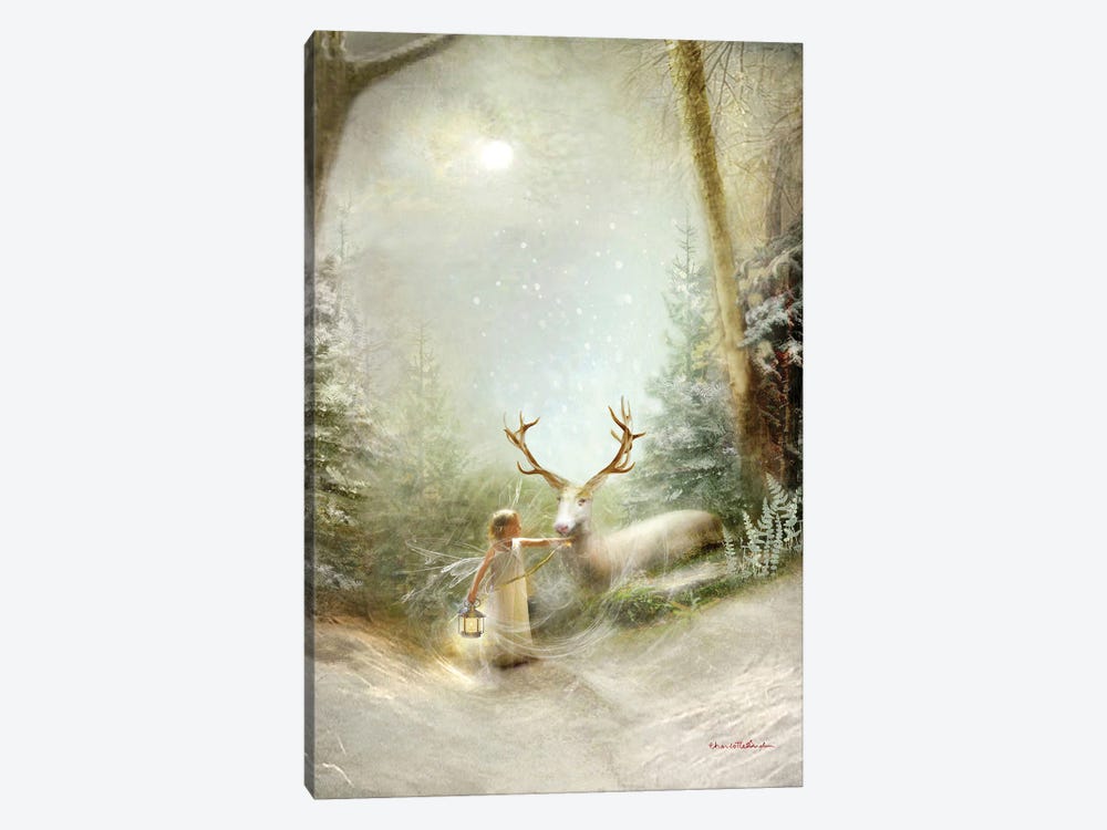 Foggy Christmas Eve by Charlotte Bird 1-piece Canvas Wall Art