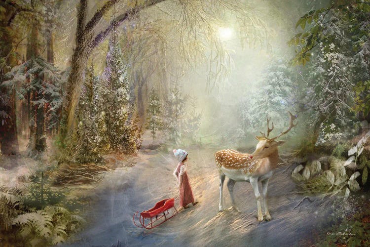 Rudolf Makes A Friend by Charlotte Bird wall art