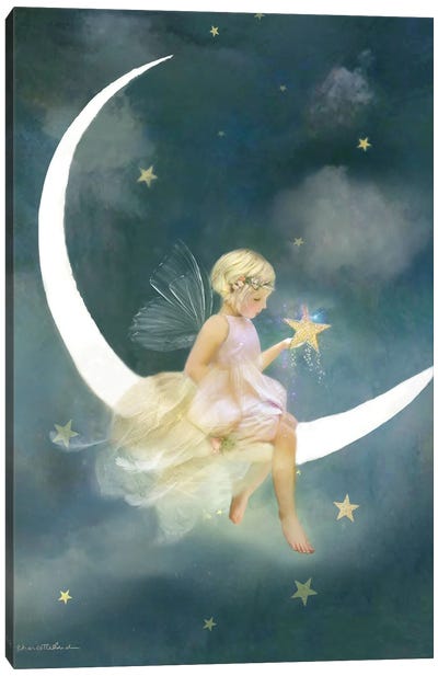 Fairy Of Dreams And Wishes Canvas Art Print - Charlotte Bird