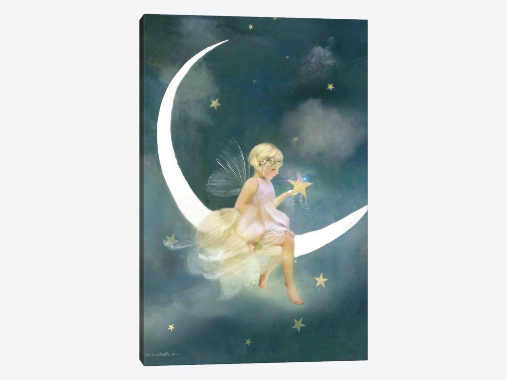 Fairy Of Dreams And Wishes by Charlotte Bird 1-piece Canvas Wall Art