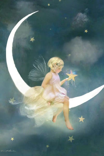 Kids Inspirational Art: Fairy Of Dreams And Wishes by Charlotte Bird