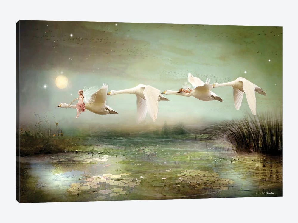 Lake Of Tranquility by Charlotte Bird 1-piece Canvas Artwork