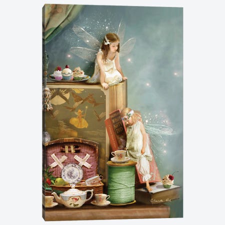 Everything Stops For Tea Canvas Print #CBD65} by Charlotte Bird Canvas Art Print