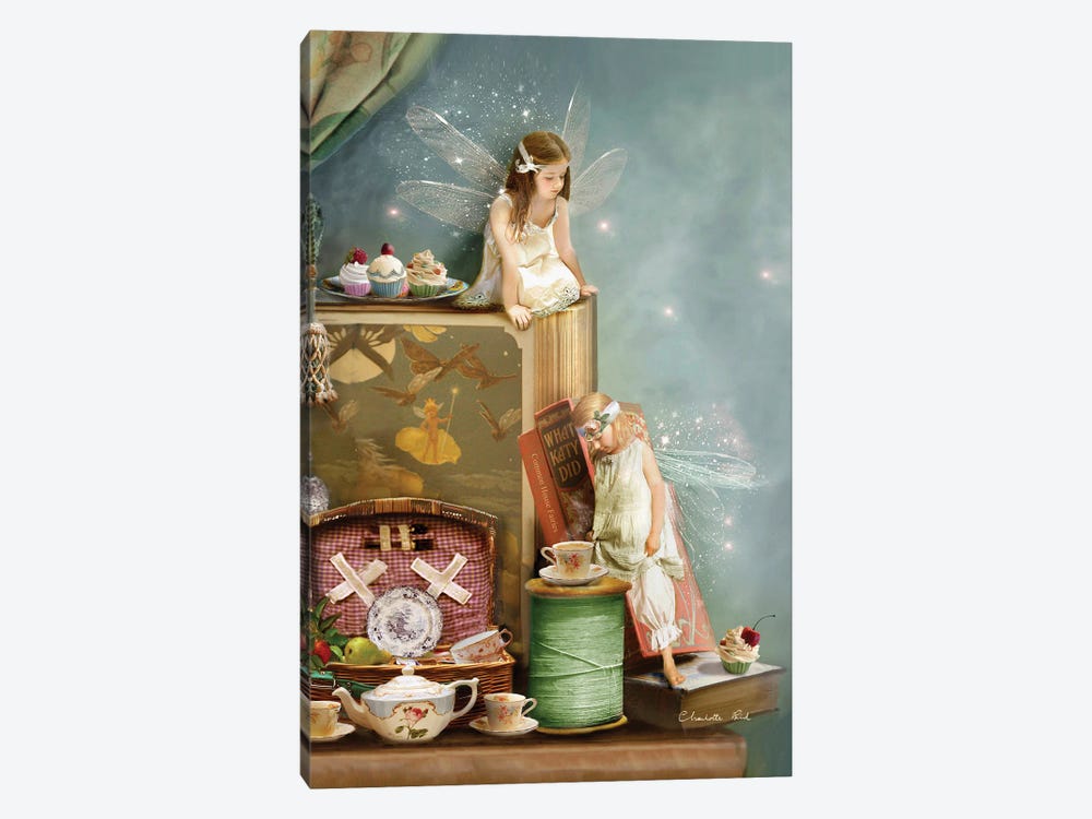 Everything Stops For Tea by Charlotte Bird 1-piece Canvas Art Print