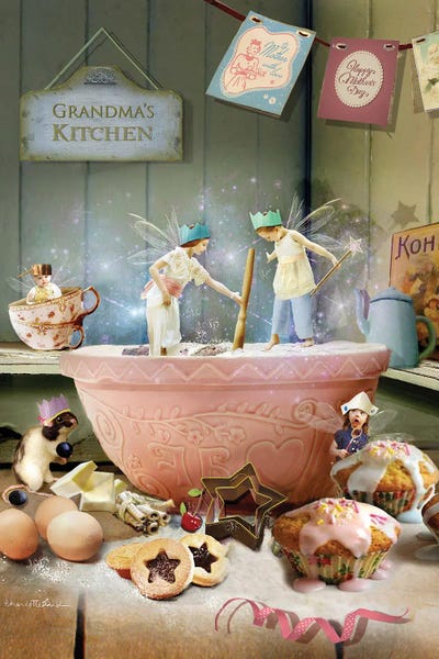 Kids Fantasy Art: Lets Celebrate by Charlotte Bird