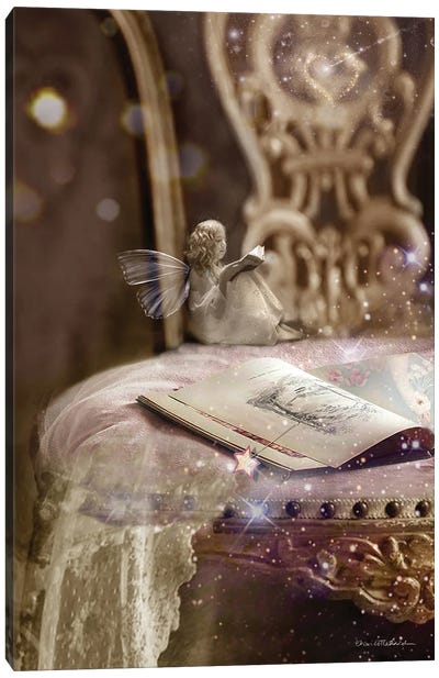 Lost In A Fairytale Canvas Art Print - Book Art