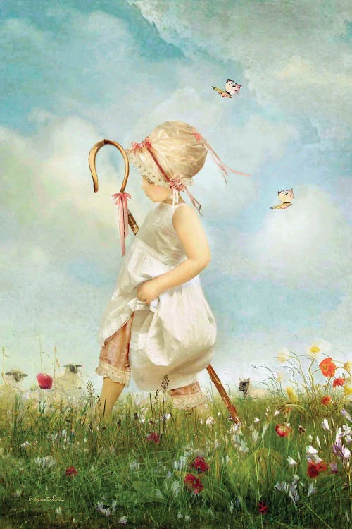 Little Bo Peep by Charlotte Bird wall art