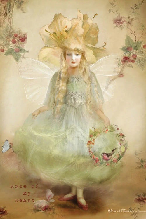 Rose Of My Heart by Charlotte Bird wall art