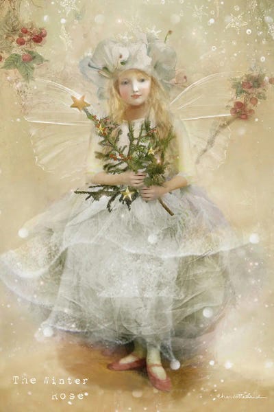 Kids Fantasy Art: The Winter Rose by Charlotte Bird