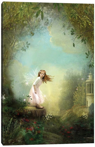Once Upon A Time Canvas Art Print - Fairy Art