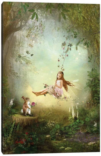 You Make My Heart Sing Canvas Art Print - The Secret Lives of Fairies