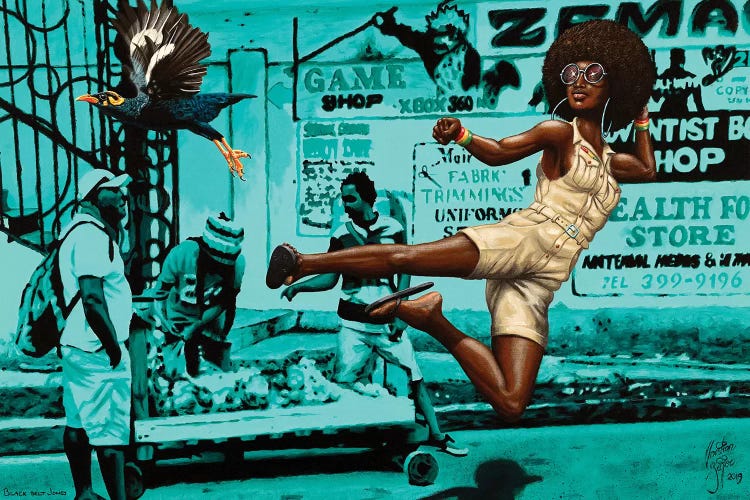 Black Belt Jones by Christian Beijer wall art