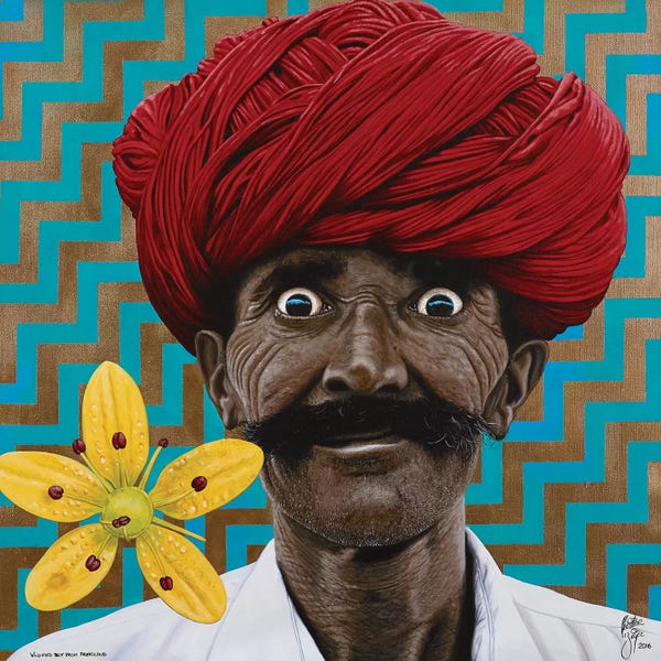 Indian Décor: Wild Eyed Boy by Christian Beijer