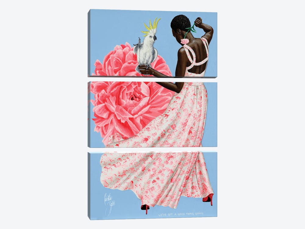 We Have Got A Good Thing Going by Christian Beijer 3-piece Art Print