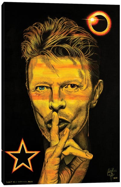 I Cant Give Everything Away Canvas Art Print - David Bowie