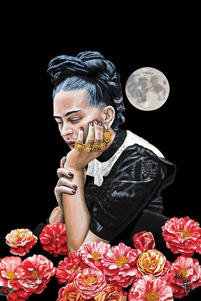 I Paint Flowers, So They Will Not Canvas Wall Art Christian Beijer