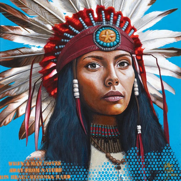 Feathers: When A Man Moves Away From Nature, His Heart Becomes Hard by Christian Beijer