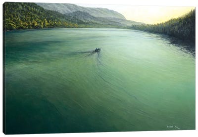Quiet Lake Canvas Art Print - ColorbyFeliks