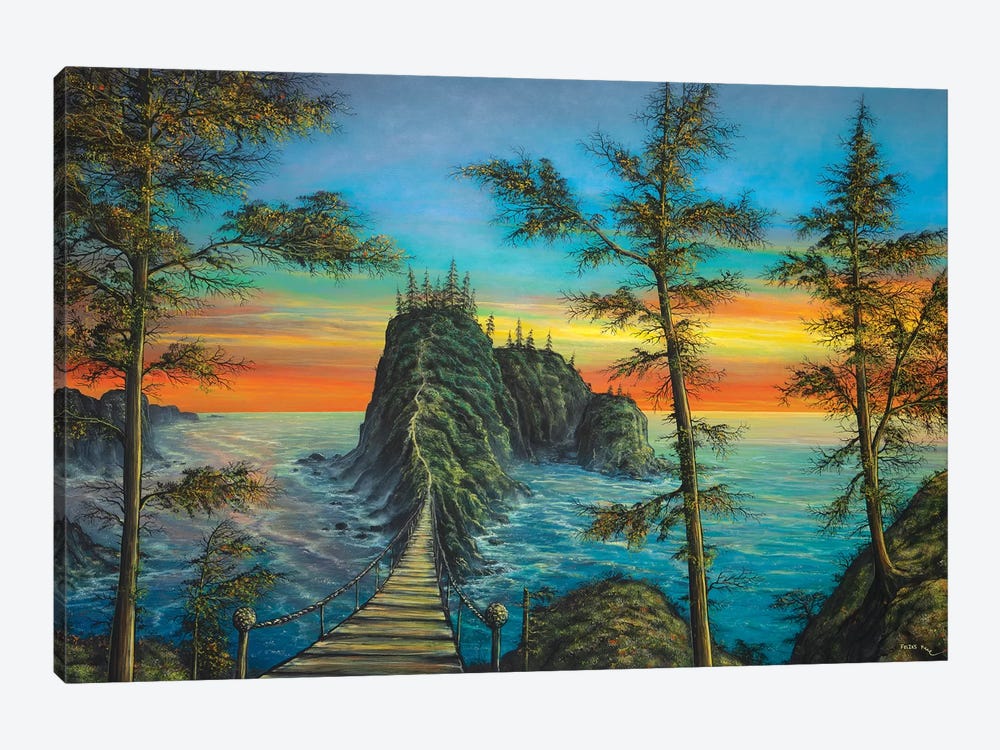 The Mysterious Island Canvas Wall Art By Colorbyfeliks Icanvas
