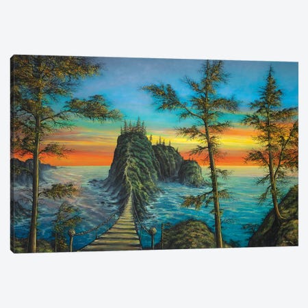 The Mysterious Island Canvas Print #CBF15} by ColorByFeliks Canvas Wall Art