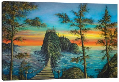 The Mysterious Island Canvas Art Print - ColorbyFeliks