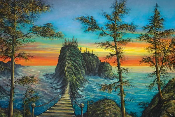 Palm Trees: The Mysterious Island by ColorByFeliks