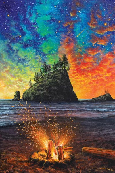 Surrealism: Throw The Log in by ColorByFeliks