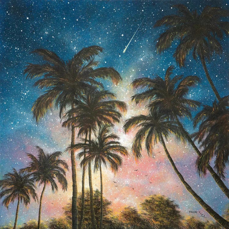 Tropical Night by ColorByFeliks wall art