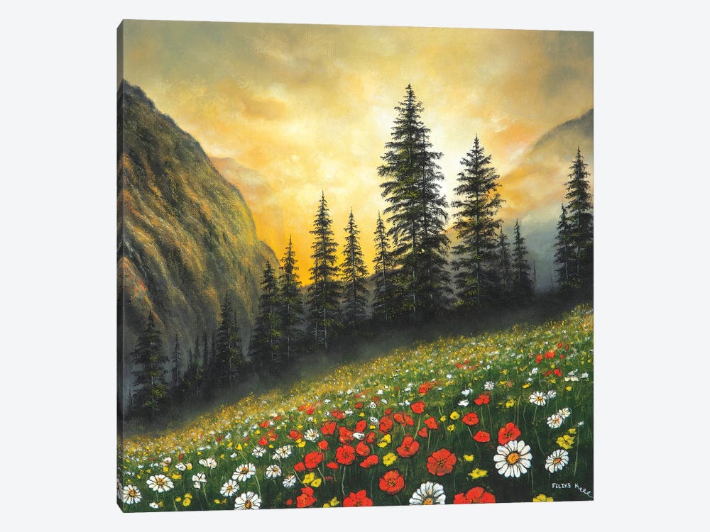 Among The Mountains by ColorByFeliks 1-piece Canvas Art Print