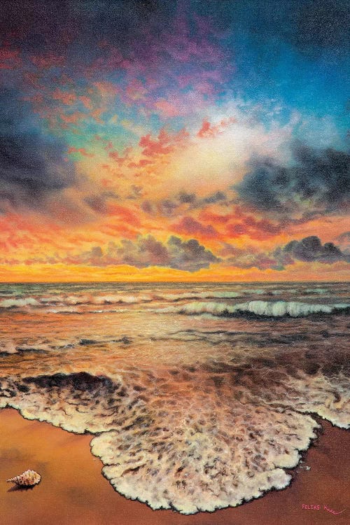 Wave After Wave by ColorByFeliks wall art