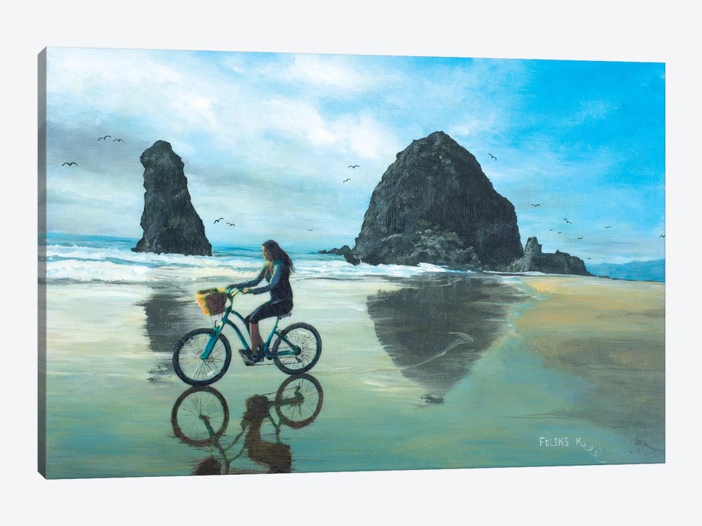 Chill Days At The Coast by ColorByFeliks 1-piece Canvas Wall Art