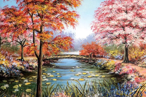 Gardens & Floral Landscapes: Colorful Garden by ColorByFeliks