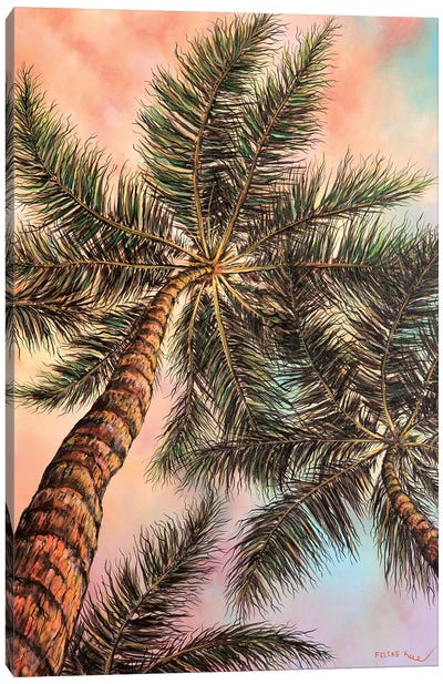 Keep Palm Canvas Art Print - Tropical Décor