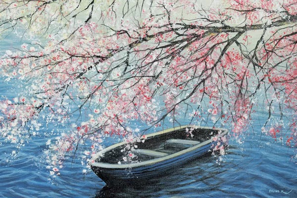 Rowboats: Cherry Blossoms by ColorByFeliks